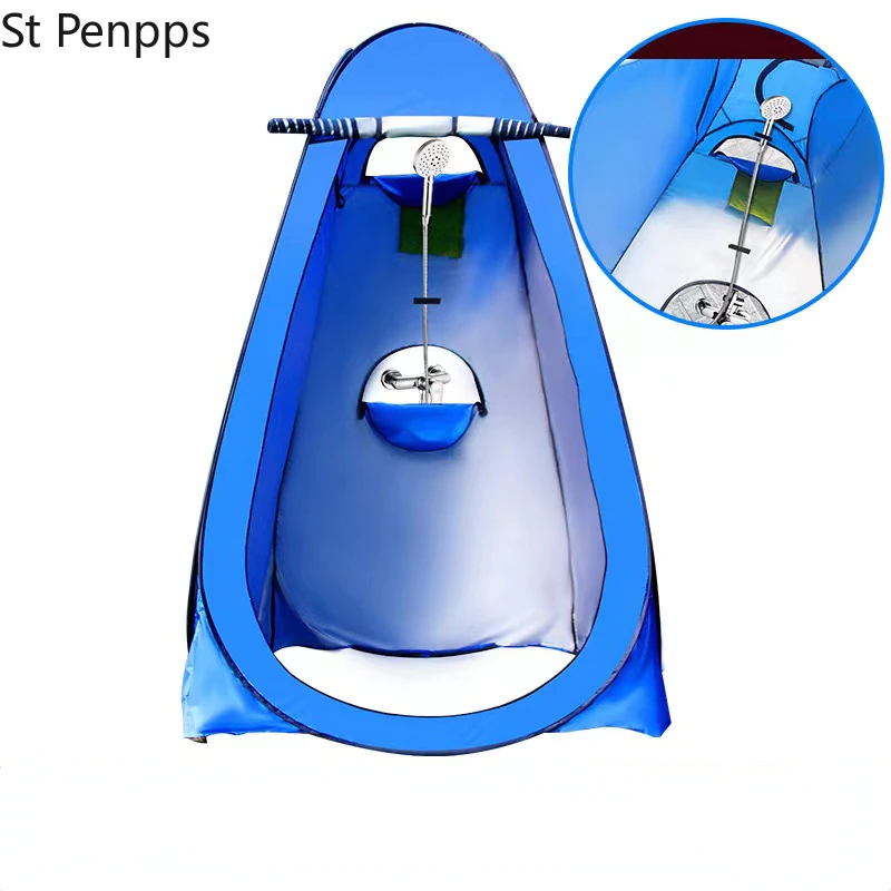 Cheap Goat Tents Outdoor Shower Toilet Shelter Privacy Camping Beach Shelter Tent Quality Camping High Equipment Waterproof Tent Portabl   
